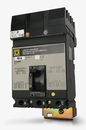 Weekend Sale Square D FC34040 - 40A 3 Pole Molded Case Circuit Breaker