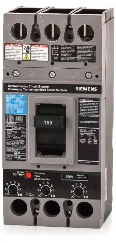 Siemens FD63B150 - 150A 3 Pole Molded Case Circuit Breaker New Release