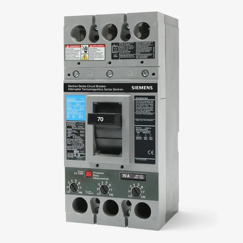 Weekend Sale Siemens FXD63B070 - 70A 3 Pole Molded Case Circuit Breaker