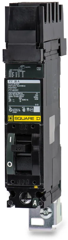 Square D FY14020C - 20A 1 Pole Molded Case Circuit Breaker Today Only