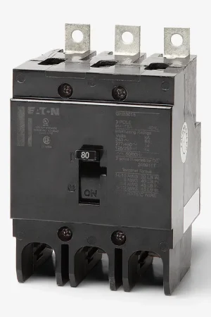 Certified Eaton / Cutler-Hammer GHB3080 - 80A 3 Pole Molded Case Circuit Breaker