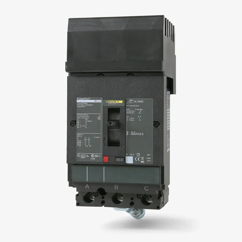 Popular Square D HDA36050 - 50A 3 Pole Molded Case Circuit Breaker