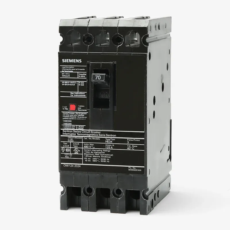 Mega Sale Siemens HED43B070 - 70A 3 Pole Molded Case Circuit Breaker