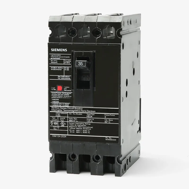 Siemens HHED63B035 - 35A 3 Pole Molded Case Circuit Breaker Seasonal Sale