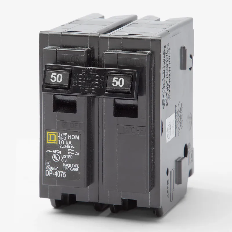 Square D HOM250 - 50A 2 Pole Miniature Circuit Breaker Authentic