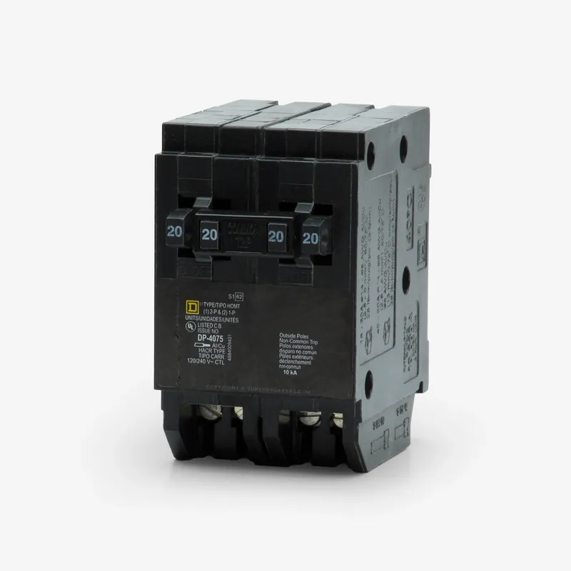 Square D HOMT2020220 - 20A Quad Tandem Miniature Circuit Breaker Next Day Delivery