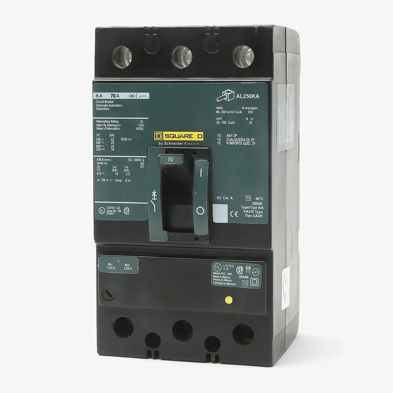 Square D KAL36070 - 70A 3 Pole Molded Case Circuit Breaker Buy Today