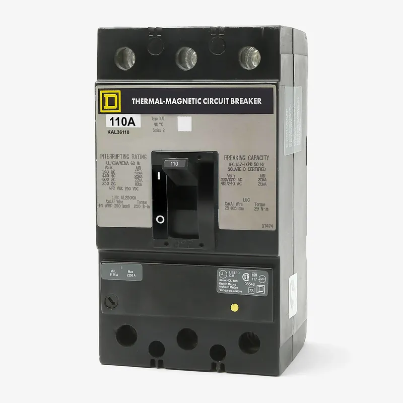 Final Sale Square D KAL36110 - 110A 3 Pole Molded Case Circuit Breaker