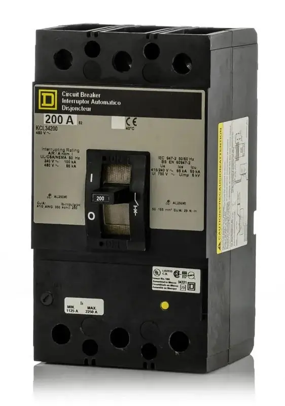 Square D KCL34200 - 200A 3 Pole Molded Case Circuit Breaker Hot Deal