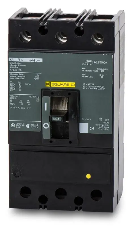 Square D KHL36175 - 175A 3 Pole Molded Case Circuit Breaker Buy Today