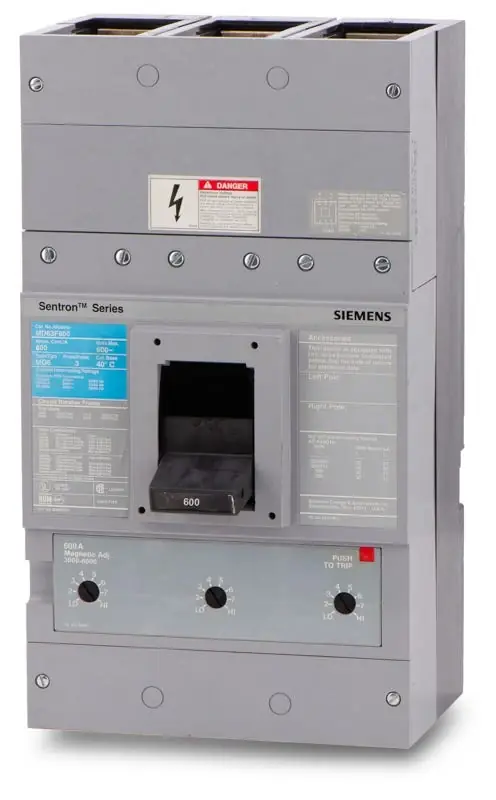 Cheap Siemens MD63B600 - 600A 3 Pole Molded Case Circuit Breaker