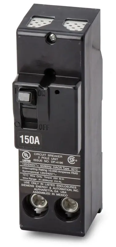 Flash Sale Siemens / Murray MP2150 - 150A 2 Pole Molded Case Circuit Breaker