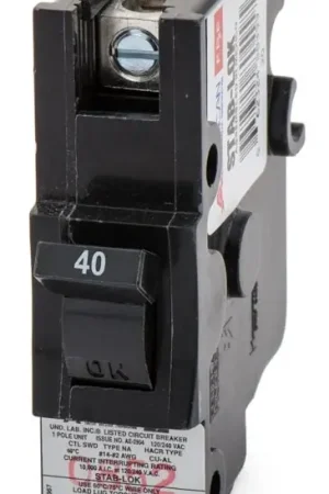 Federal Pacific NA40 - 40A 1 Pole Miniature Circuit Breaker Top Pick