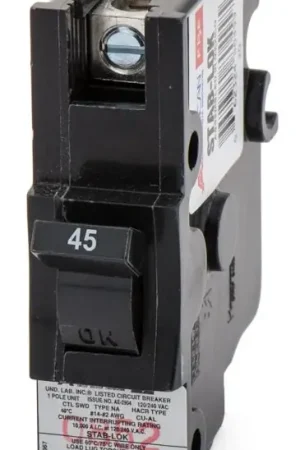 Federal Pacific NA45 - 45A 1 Pole Miniature Circuit Breaker Fresh Stock
