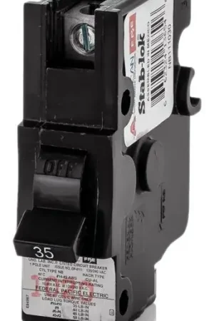 Limited Offer Federal Pacific NB111035 - 35A 1 Pole Miniature Circuit Breaker
