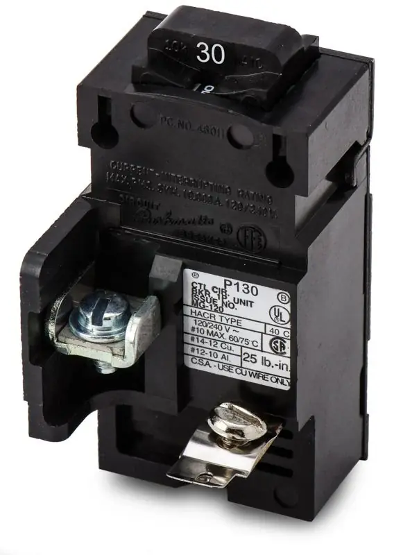Siemens P130 - 30A 1 Pole Molded Case Circuit Breaker Trusted Brand