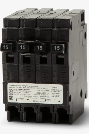 Siemens Q21515CT - 15A Triplex Miniature Circuit Breaker Professional Grade