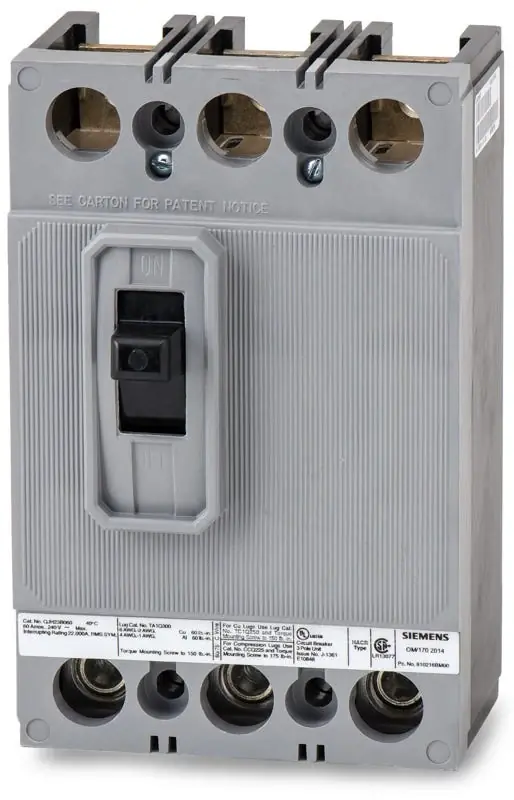 Siemens QJH23B125 - 125A 3 Pole Molded Case Circuit Breaker Direct From Factory