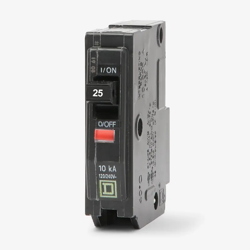 Professional Grade Square D QO125 - 25A 1 Pole Miniature Circuit Breaker