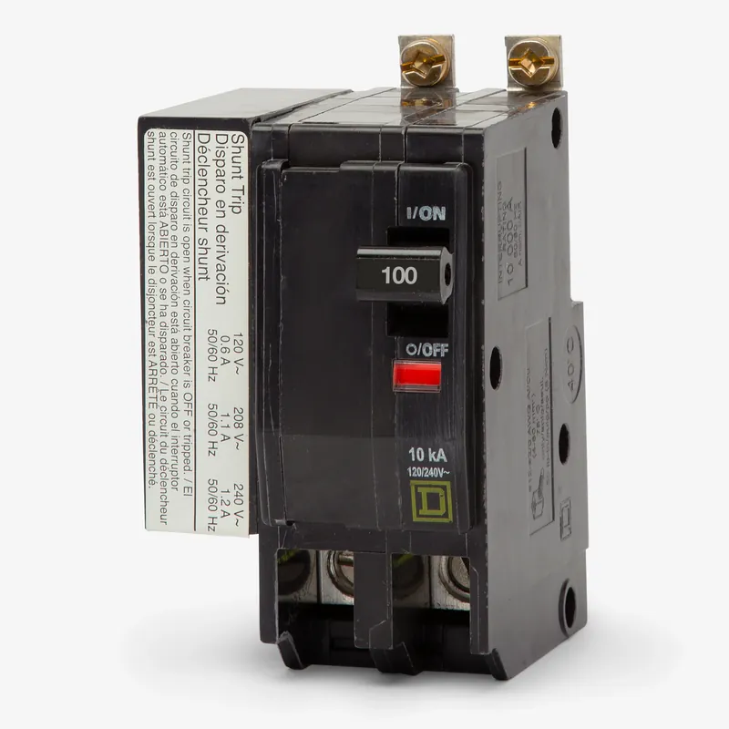 Super Sale Square D QOB21001021 - 100A 2 Pole Miniature Circuit Breaker