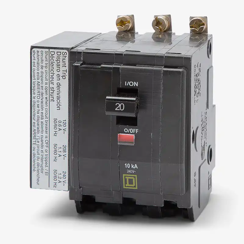 Square D QOB3201021 - 20A 3 Pole Miniature Circuit Breaker Trusted Brand