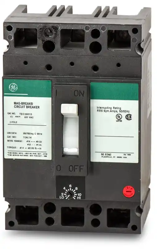 ABB / General Electric TEC36015 - 15A 3 Pole Motor Circuit Protector Limited Offer