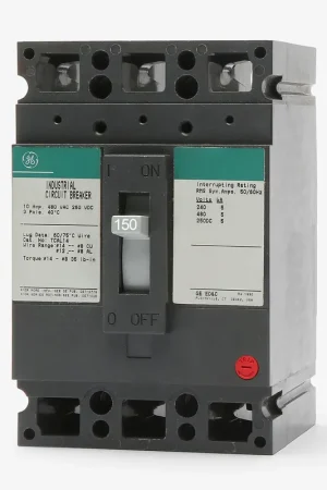 ABB / General Electric TED134150WL - 150A 3 Pole Molded Case Circuit Breaker Crafted