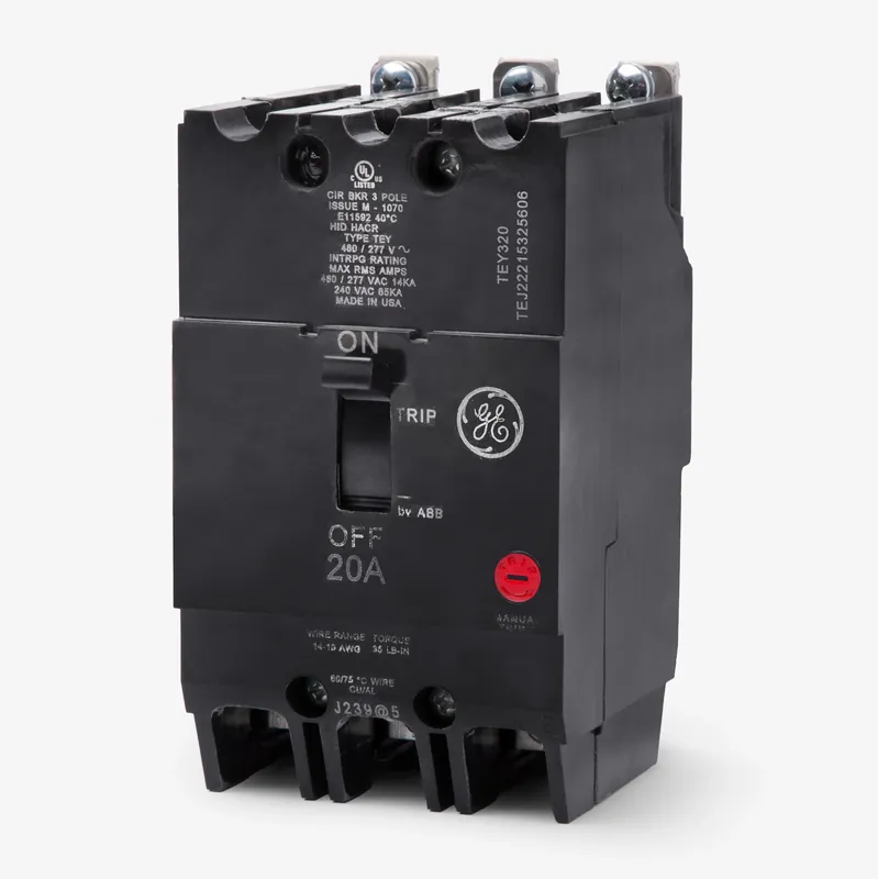 Place Order ABB / General Electric TEY320 - 20A 3 Pole Miniature Circuit Breaker