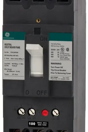 While Supplies Last ABB / General Electric TFK236100WL - 100A 3 Pole Molded Case Circuit Breaker