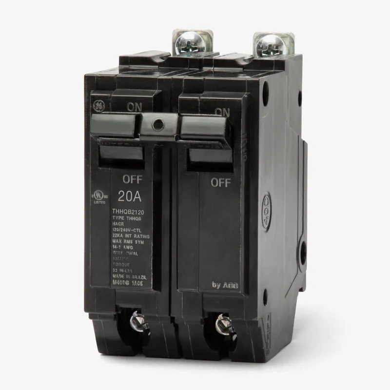 ABB / General Electric THHQB2120 - 20A 2 Pole Miniature Circuit Breaker Genuine