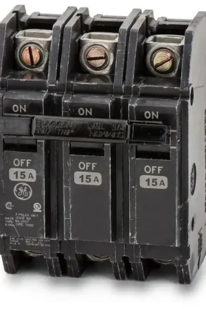 Special Discount ABB / General Electric THQC32015WL - 15A 3 Pole Molded Case Circuit Breaker
