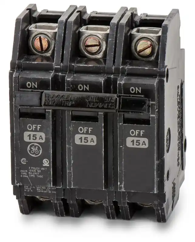 Special Discount ABB / General Electric THQC32015WL - 15A 3 Pole Molded Case Circuit Breaker