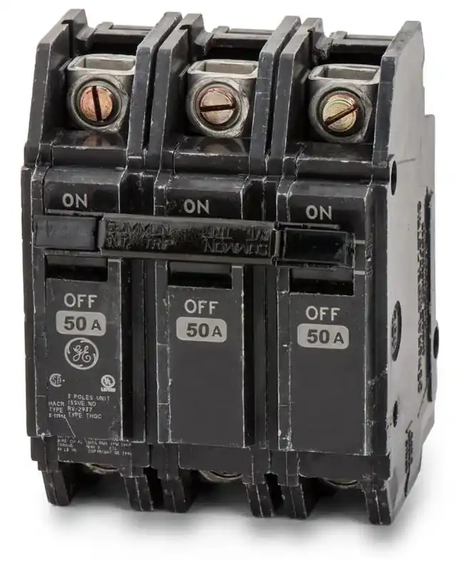 ABB / General Electric THQC32050WL - 50A 3 Pole Molded Case Circuit Breaker Direct From Factory