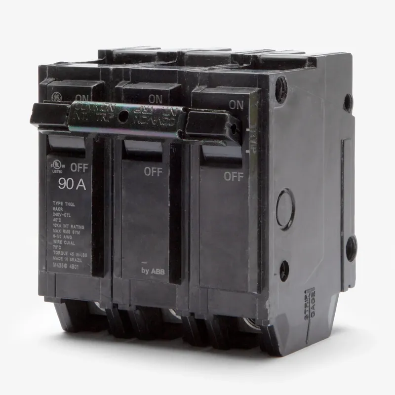 ABB / General Electric THQL32090 - 90A 3 Pole Miniature Circuit Breaker Latest