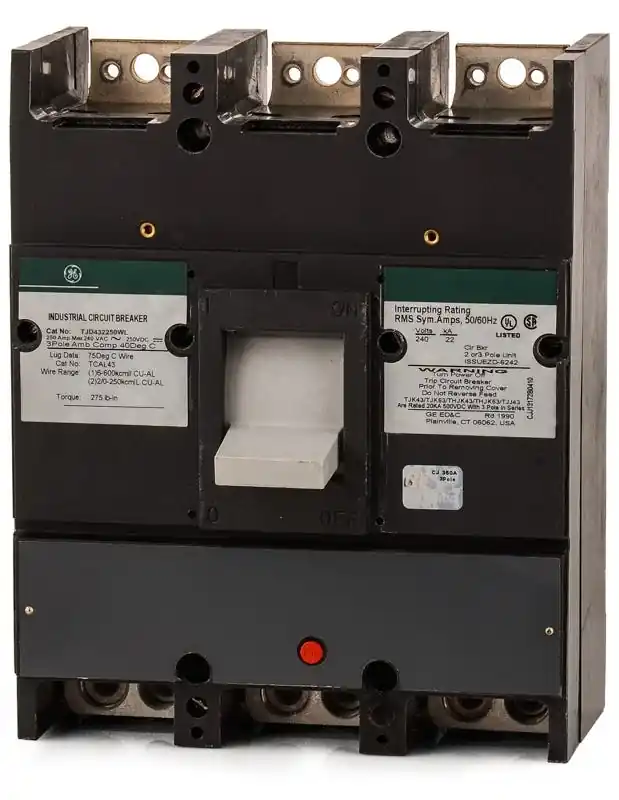 ABB / General Electric TJD432250WL - 250A 3 Pole Molded Case Circuit Breaker Secure Checkout