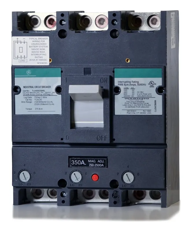 ABB / General Electric TJJ436350WL - 350A 3 Pole Molded Case Circuit Breaker Deal