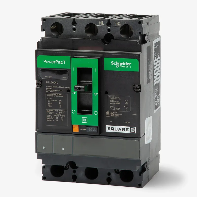 While Supplies Last Square D HLL36040 - 40A 3 Pole Molded Case Circuit Breaker