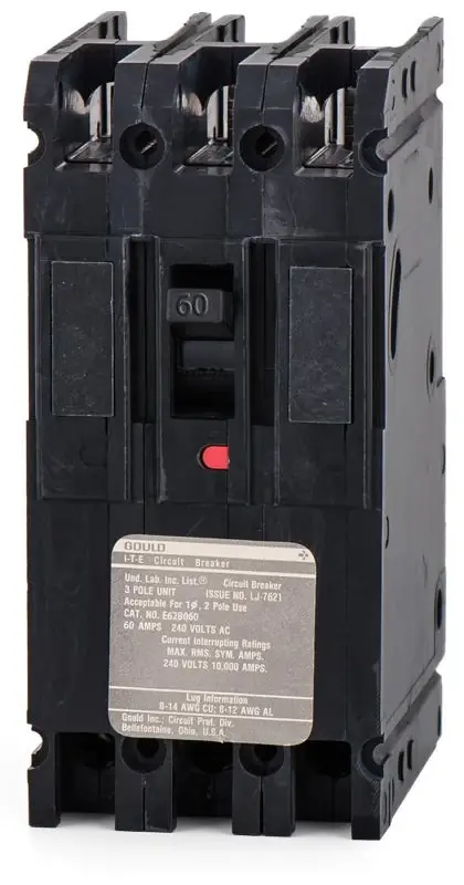 Last Chance Siemens / ITE E62B060 - 60A 2 Pole Molded Case Circuit Breaker