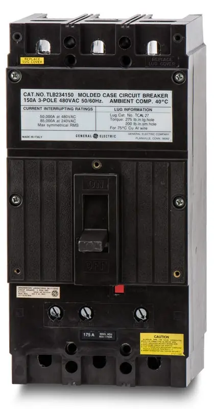 ABB / General Electric TLB234150WL - 150A 3 Pole Molded Case Circuit Breaker Trending
