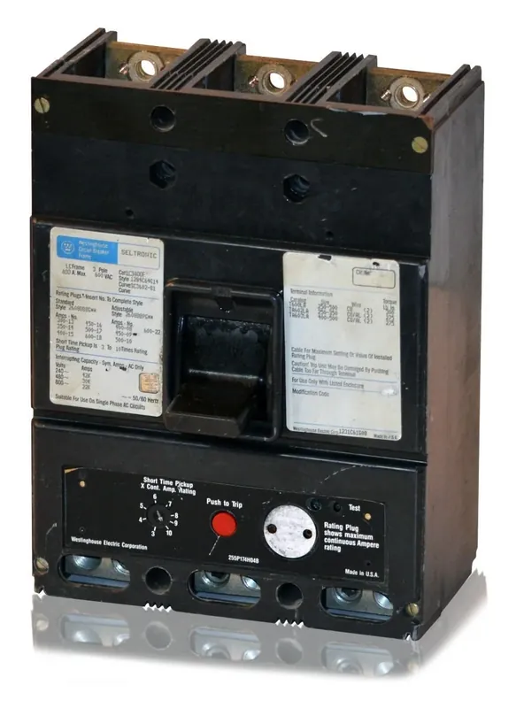 Eaton / Westinghouse LC3400F - 400A 3 Pole Molded Case Circuit Breaker Time-Limited