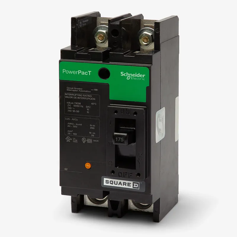 Top Rated Square D QGP22175TM - 175A 2 Pole Molded Case Circuit Breaker