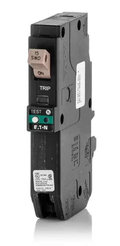 Buy Online Eaton / Cutler-Hammer CHFP115DF - 15A Dual Function Miniature Circuit Breaker
