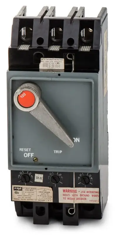 Time-Limited Federal Pacific NFJ631100 - 100A 3 Pole Molded Case Circuit Breaker