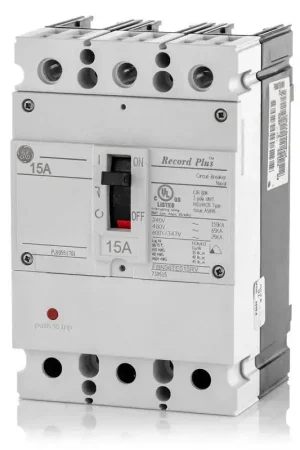 ABB / General Electric FBN36TE015RV - 15A 3 Pole Molded Case Circuit Breaker Mega Sale