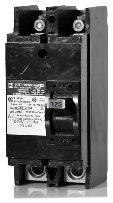 Special Offer Square D Q2M2125VH - 125A 2 Pole Molded Case Circuit Breaker