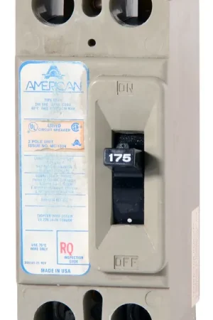 Exclusive Offer Federal Pacific NEJH223175 - 175A 2 Pole Molded Case Circuit Breaker