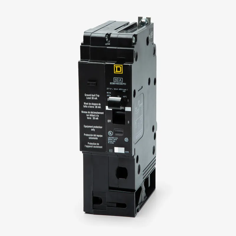 Square D EDB14050EPD - 50A GFEP Miniature Circuit Breaker Brand New