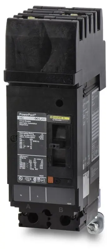 Square D HGA260202 - 20A 2 Pole Molded Case Circuit Breaker Best Seller