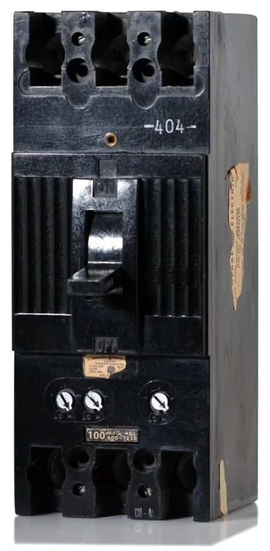 ABB / General Electric TFJ236100 - 100A 3 Pole Molded Case Circuit Breaker Must Have
