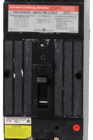 Markdown ABB / General Electric THLC134015 - 15A 3 Pole Molded Case Circuit Breaker